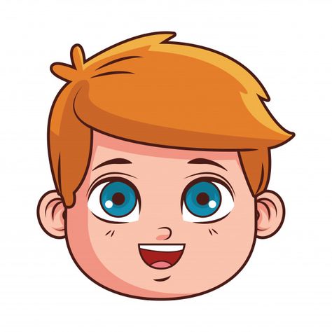 Cute boy face cartoon Premium Vector | Free Vector #Freepik #freevector #background #people #kids #blue-background Cute Cartoon Faces, Cartoon Animation Drawing, Boy Face, Cartoon Boy, Cartoon Faces, Animated Drawings, Hyena, Animated Characters, Cartoon Kids