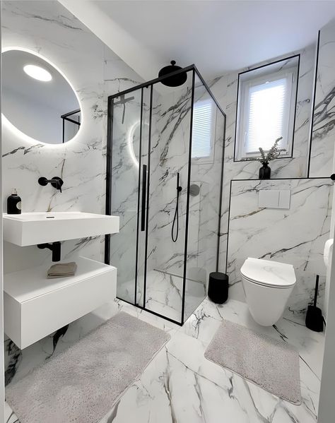 Drømme Bad, Toilet And Bathroom Design, Bathroom Interior Design Modern, Bathroom Decor Luxury, Interior Design Your Home, Washroom Design, Modern Kitchen Design Luxury 2020, Bathroom Redesign, Bathroom Design Decor