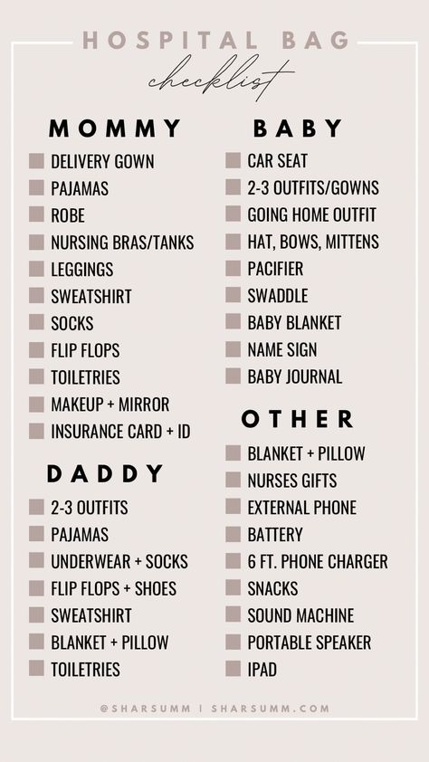 Hospital Bag Minimalist Checklist, Must Have First Time Mom, First Time Mom Needs, First Time Baby Checklist, Checklist For Baby Arrival, Things To Know As A First Time Mom, Hospital Bag For Second Time Mom, First Time Mom Must Haves Newborns, Postpartum Bag Checklist