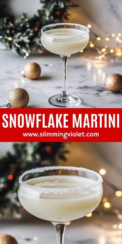 Sip on a snowflake martini that’s as magical as a winter wonderland. This festive vodka cocktail blends creamy flavors with a touch of sweetness, making it the perfect holiday vodka drink for Christmas day or a cozy night in. Save this pin and check out the vodka Christmas cocktail recipe that’s sure to add a frosty charm to your celebrations. Enjoy a festive vodka cocktail that’s as delightful as the first snow of the season! Holiday Themed Alcoholic Drinks, Frosty Drink Recipe, The Best Martini Recipes, Holidays Drinks Christmas, Vanilla Martini Recipe, Fun Winter Alcoholic Drinks, Sugar Free Christmas Cocktails, Holiday Theme Cocktails, Alcoholic Winter Drinks