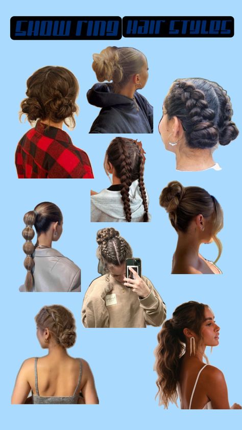 Hairstyles For Showing Livestock, Livestock Hairstyles, Show Day Hairstyles Livestock, Stock Show Hairstyles, Pig Show Hairstyles, Showing Livestock Hairstyles, Livestock Show Hairstyles, Livestock Aesthetic, Show Hairstyles Livestock