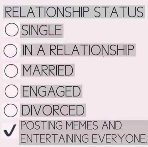 Relationship Status Funny Relationship Status, Status Pictures, Photos Funny, You Had One Job, Facebook Humor, In Memes, Jokes For Kids, Social Networking Sites, Facebook Image