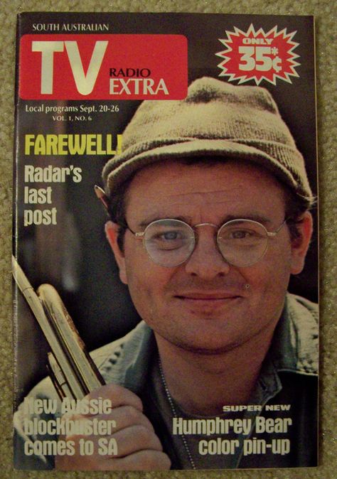 Radar Mash, Mash Show, 4077 Mash, Gary Burghoff, Mash Characters, Tv Guide Covers, Mash 4077, Alan Alda, Old Time Radio