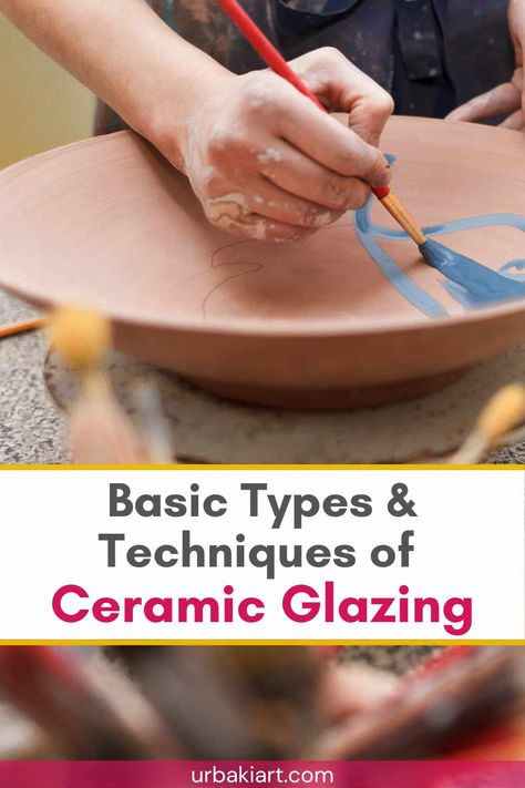 Glazing is a means of adding colors to your pottery. It adds a beautiful touch of finesse to ceramic pieces, giving them gorgeous vibrant colors, bold textures, and a smooth finish. There are many ways to apply nail polish, some more complicated than others. Watching this video you can learn the different types of ceramic glazes and the application techniques to achieve a wide variety of effects. The creator of this video will give you all the information you need about ceramic glazes to... Ceramic Painting Techniques Tips, Glazed Ceramic Sculpture, Diy Ceramic Glaze, Pottery Finishing Techniques, Glaze Colors For Pottery, Pottery Glazing Techniques Tutorials, Glazing Ceramics Techniques, Glazes For Pottery Recipes, Ceramics Glazing Ideas