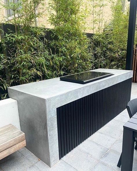 Outdoor Designer Store on Instagram: “If you are thinking about your dream BBQ area on Australia Day, this is one design you all loved last year, and why it made it into the Top…” Outdoor Bbq Area On A Budget, Concrete Outdoor Kitchen, Outdoor Bbq Area, Outdoor Barbeque, Outdoor Bbq Kitchen, Built In Bbq, Backyard Kitchen, Bbq Kitchen, Outdoor Kitchen Patio