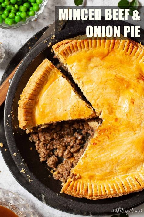 Minced Beef Pie, Mince Pie Filling, Creative Pie Crust, Hamburger Pie, Savoury Pie, Shortcrust Pastry Recipes, Savoury Mince, Mincemeat Pie, Mince Pie Recipe