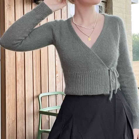 Knitted Wrap Top Pattern, Ballerina Wrap Top Knitting Pattern, Wrap Cardigan Knitting Pattern, Knitted Wrap Top, Knit Wrap Sweater Pattern, Lace Weight Knitting Patterns, Crochet Wrap Cardigan, Knit Wrap Cardigan, Fingering Weight Yarn Patterns Crochet