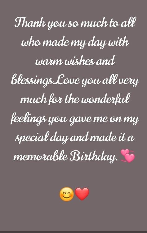 Thank You For Birthday Wishes Video, Thank You Speech For Birthday, Tq For Birthday Wishes, Birthday Wishes Thank You Reply, Thank You Note For Birthday Wishes, Birthday Thank You Message Instagram, Thank You Quotes For Birthday, Thanks For Birthday Wishes, Birthday Message For Husband