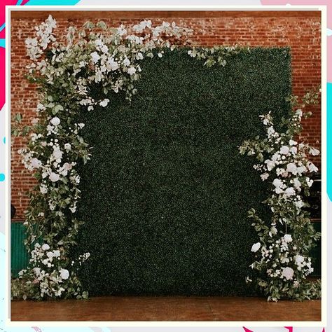 Looking to transform your wedding venue? Check out these 9 stunning flower wedding backdrop ideas that will leave your guests in awe. From cascading floral arches to romantic flower walls, these backdrops will create a picture-perfect setting for your special day. Get inspired and bring a touch of elegance to your wedding with these breathtaking flower arrangements. Green Backdrop Wedding Floral Wall, Greenery Wall Ideas Wedding, Photo Background Wedding Booth Ideas, Greenery Backdrop Ideas, Bridal Shower Greenery Wall, Diy Greenery Wall Backdrop, Green Wall Wedding Backdrop, Greenery Photo Backdrop, Wedding Greenery Wall