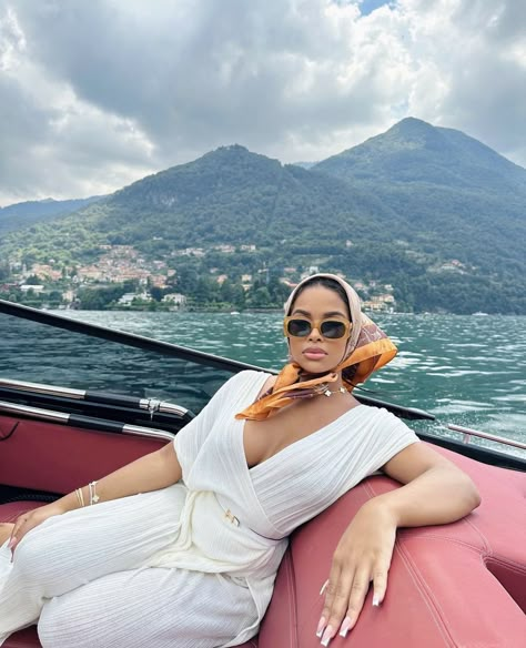 Yacht Outfit, Cute Vacation Outfits, Rich Girl Lifestyle, Vacay Outfits, Italy Outfits, Black Femininity, Vacation Vibes, Soft Life, Euro Summer