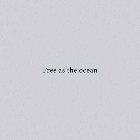 Free As The Ocean, Summer Captions, Summer Quotes, Aesthetic Words, Instagram Quotes, Short Quotes, Instagram Captions, Pretty Words, Quote Aesthetic