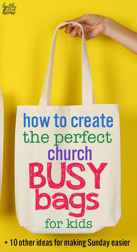 Worship Bags For Kids, Busy Bags For Church, Church Busy Bags, Quiet Bags, Worshipping God, Kids Church Activities, Kids Church Lessons, Church Outreach, Sunday School Games