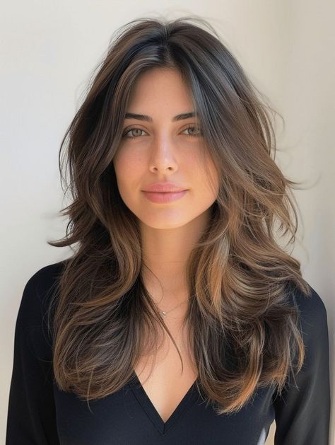 Courtney Grow Hair, Soft Layers Medium Hair Round Faces, Hairstyle 2024, Quick Curls, Haircuts For Long Hair With Layers, Haircuts For Medium Length Hair, Hair Inspiration Long, Layered Haircuts For Medium Hair, Hairstyles For Layered Hair