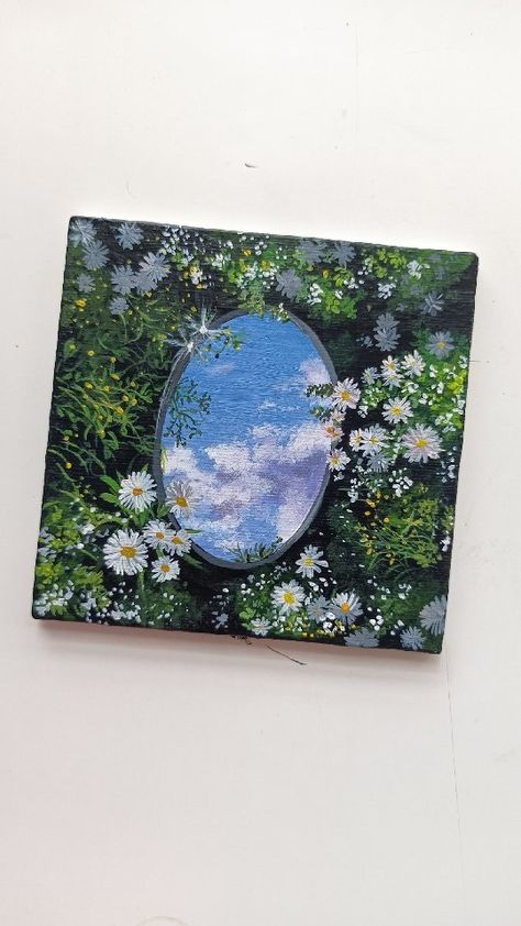 Sky Art Painting, Simple Canvas Paintings, Cute Canvas Paintings, Canvas Painting Designs, Sopot, Cute Paintings, Small Canvas Art, Arte Inspo, Nature Art Painting