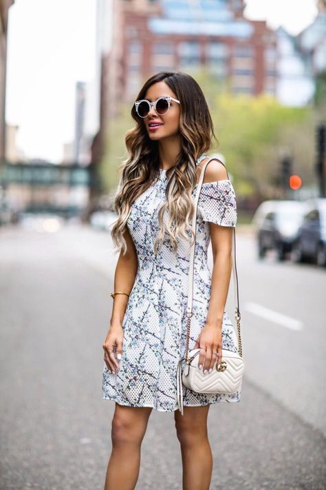 2 Mother’s Day Outfit Ideas. Gucci Marmont White, Mia Mia, Day Outfit Ideas, Gucci Marmont, Day Outfits, Blogger Style, Day Outfit, Floral Mini Dress, Fashion Chic