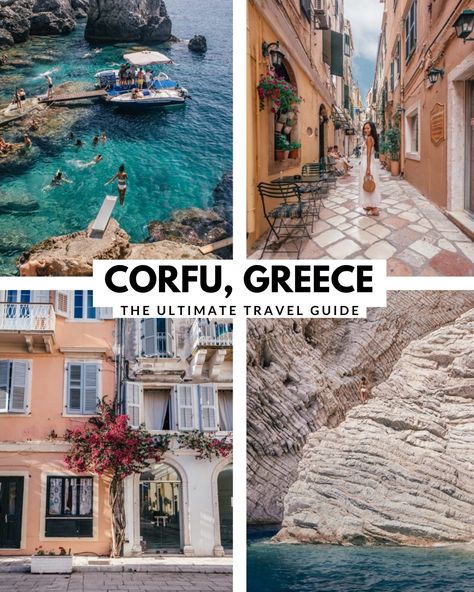 Corfu, Greece: Travel Guide to the Gem of the Ionian Sea Things To Do In Corfu Greece, Where To Visit In Greece, Corfu Greece Things To Do, Messonghi Corfu, Corfu Itinerary, Corfu Greece Aesthetic, Greece Korfu, Kavos Corfu, Greece Corfu