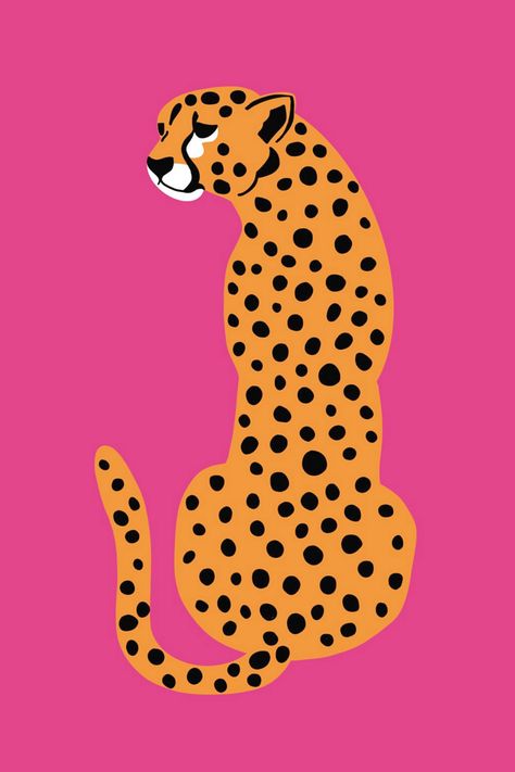 Things To Paint Pink, Cute Wallpapers Preppy, Pink Animal Wallpaper, Pink Illustration Aesthetic, Preppy Prints Wallpaper, Preppy Wallpaper Ipad, Pink Preppy Wallpaper, Preppy Cheetah, Preppy Drawings