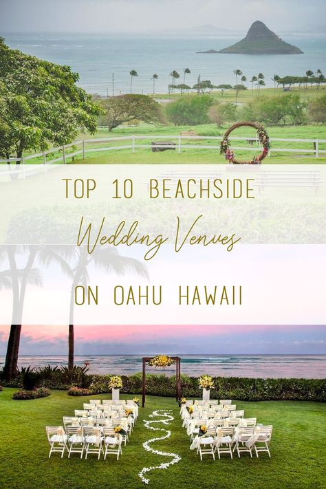 Oahu Hawaii Wedding Venues, Private Hawaii Wedding, Hawaii Wedding Locations, Oahu Beach Wedding, Oahu Hawaii Wedding, Vow Renewal In Hawaii Oahu, Hawaii Wedding Venue, Oahu Wedding Venues Budget, Hawaii Small Wedding