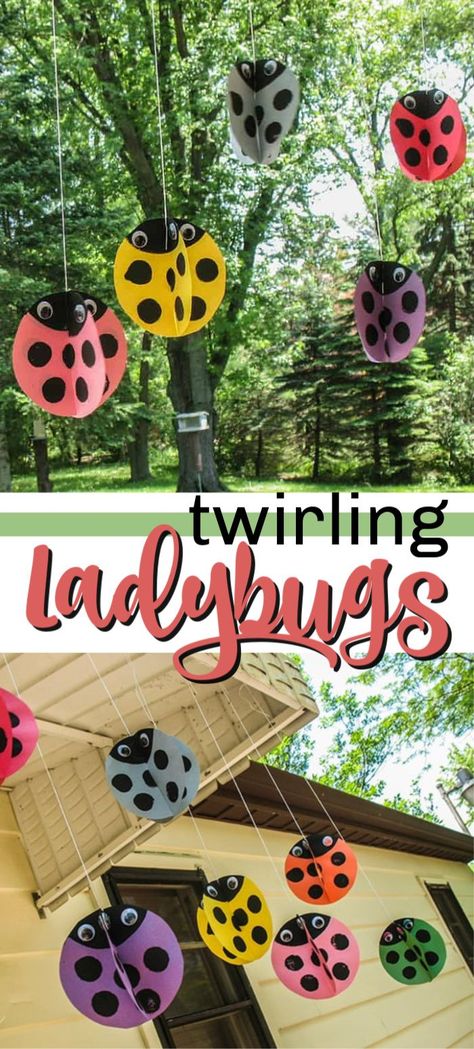 Ladybug Ideas, Summertime Crafts, Insect Crafts, Ladybug Crafts, Bug Crafts, Summer Crafts For Kids, Camping Crafts, Warming Up, Childrens Crafts