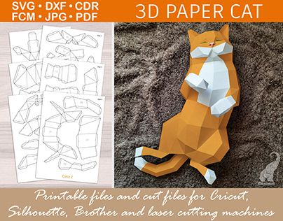 3d Cat Template, 3d Paper Crafts Templates Free Printable Cat, Papercraft Cat Template, Free Papercraft Templates, Free Papercraft Templates Printables, Papercraft Templates Free Downloads, 3d Paper Crafts Templates Free Printable, Free 3d Papercraft Templates, Fun Paper Crafts For Kids