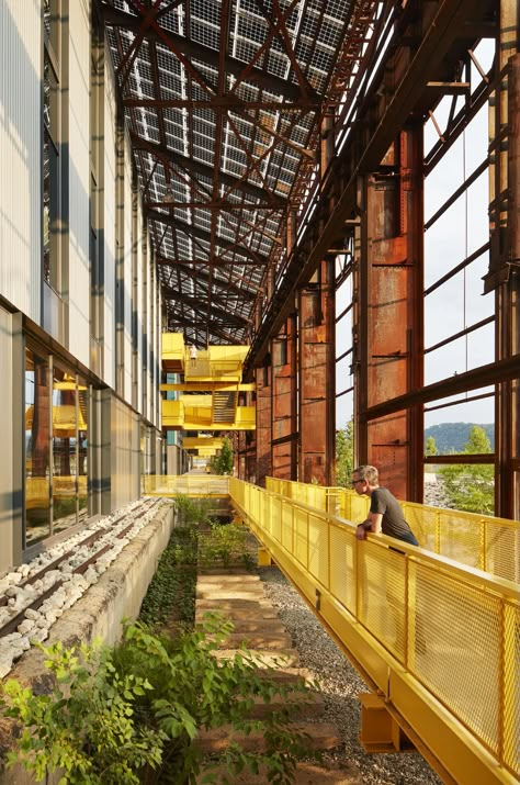 Riverfront Development, Steel Girder, Innovation Hub, Steel Mill, Industrial Architecture, Sustainable Community, Adaptive Reuse, Urban Architecture, Landscape Architect