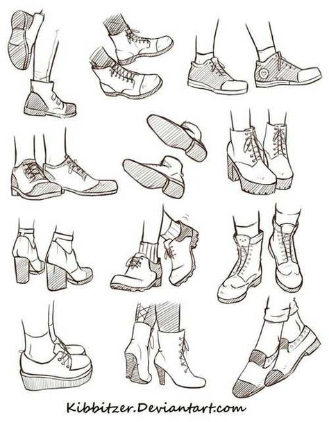 Drawing/Anatomy dump part 4. Live free or dump hard - Imgur Back Of A Shoe Drawing, Cartoon Shoes Reference, Character Shoes Design, Shirts Drawing Reference, Feet Anatomy Drawing Art Reference, Shoe Art Reference, Cute Shirt Drawing, How To Draw Sandals, Body Clothes Drawing