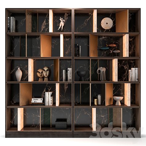 Bookshelf Designs, Contemporary Bookshelf, Wall Unit Designs, Bookshelves In Bedroom, Home Bar Rooms, Doors Interior Modern, Modern Bookshelf, Shelving Design, Bookshelf Styling