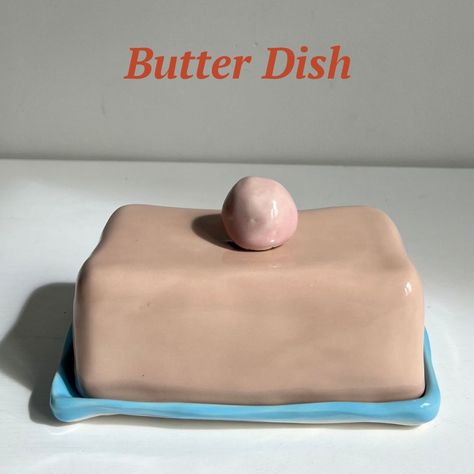 @modeletto.store Butter lovers you need this at your place 🧈💛 Easy to make pottery templates online now #pottery #potterytiktok #ceramics #handmadepottery ♬ lover - ౨ৎ In this video we teach you how to make a  butter dish using our pottery template here. Use our pottery kit + extra bag of clay + glaze for this one. It Butter Dish Pottery Ideas, Hand Moulded Pottery, Pottery Butter Dish Template, Diy Butter Dish, Ceramic Butter Dish Template, Air Dry Clay Butter Dish, Handmade Butter Dish, Butter Dish Template, Clay Butter Dish