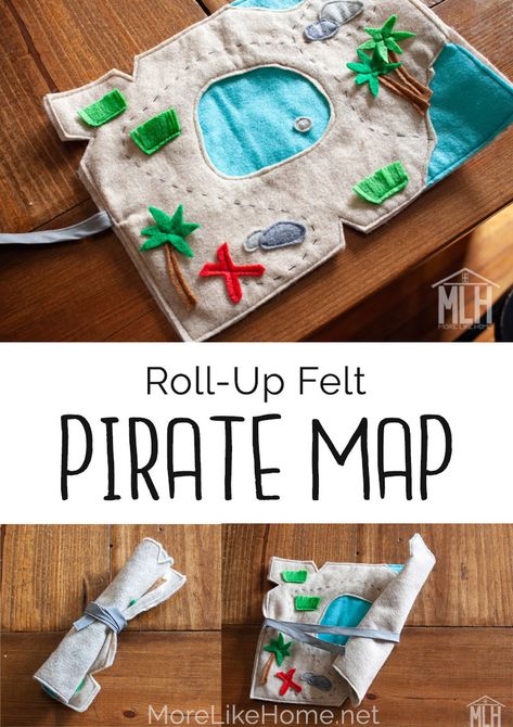 Kid Games To Sew, Cloth Toys Diy, Boys Felt Toys, No Sew Felt Toys, Felt Treasure Map, Nugget Felt Ideas, Sew Toys For Kids, Felt Activities For Kids, Diy Felt Toys For Babies