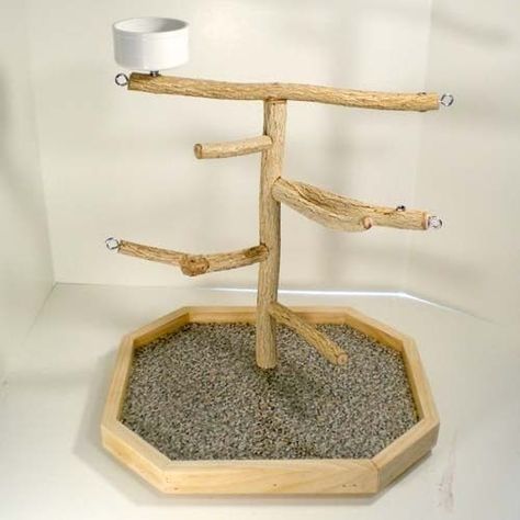 Bird Stand Ideas, Bird Perches Homemade, Parrot Play Stand Diy, Parrot Stand Ideas, Diy Parrot Perch, Diy Bird Stand, Bird Perch Diy, Bird Stands Diy Ideas, Diy Bird Perch