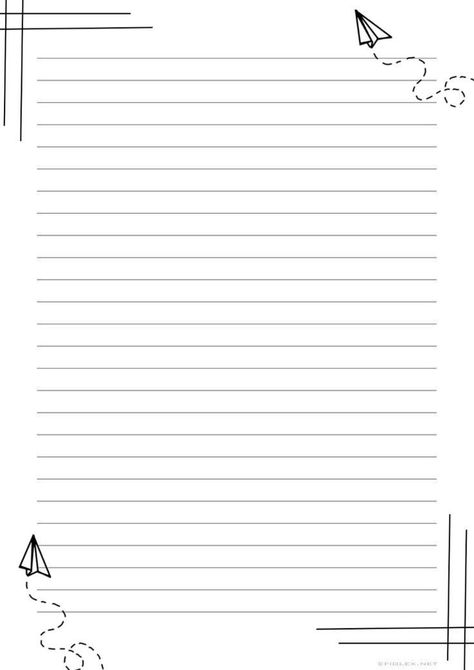 Printable Lined Paper With Border, Writing Lines Template, Writing Paper Template Aesthetic, Notebook Paper Wallpaper, Lined Paper Aesthetic, Notebook Paper Printable, Notebook Paper Template, Writing Paper Template, خريطة ذهنية