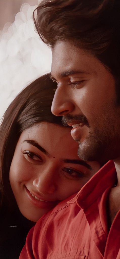 Couple Pic Hd, Cute Movie Scenes, Cute Love Photos, Movie Pic, Rashmika Mandanna, Couple Picture, Cute Couples Photography, Love Couple Photo, Couples Images