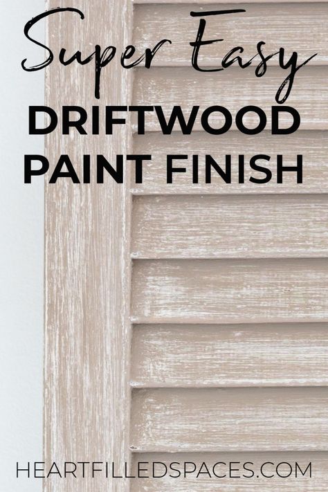 Driftwood Paint, Rustic Paint, Driftwood Furniture, Painted Driftwood, Furniture Rehab, Furniture Repair, Painting Furniture Diy, Furniture Renovation, Paint Finish