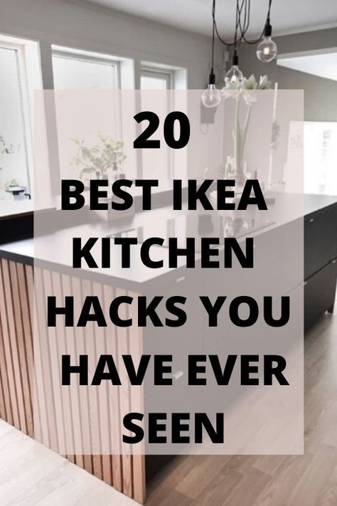 You wont believe these hacks are from Ikea. Creating amazing unique spaces with Ikea furniture. Hacks you cant miss. #ikeahacks #ikea #ikeakitchen #kitchenhomedecor Ikea Small Kitchen, Ikea Kitchen Hacks, Ikea Kitchen Organization, Ikea Kitchen Inspiration, Ikea Kitchen Storage, Small Kitchen Hacks, Kitchen Decoration Ideas, Ikea Organization Hacks, Ikea Desk Hack