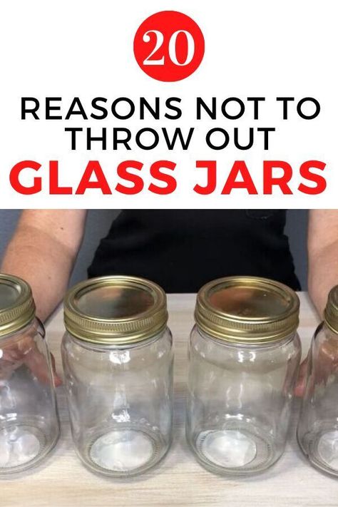 Upcycled Jars Diy Projects, How To Decorate Mason Jars, Glass Containers Decoration, Craft Ideas Easy Diy, Pickle Jar Crafts, Jar Upcycle, Upcycle Jean Jacket, Upcycle Glass Jars, Glass Jar Diy