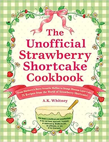 Vintage Recipe Book Aesthetic, Cookbook Aesthetic Cover, Baking Book Cover Design, Strawberry Shortcake Design, Cookbook Cover Design, Strawberry Shortcake Recipes, Shortcake Recipe, Baking Book, Nostalgic Toys