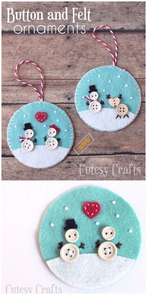 DIY Felt Christmas Ornament Craft Ideas & Tutorials Ornament Craft Ideas, Diy Felt Christmas, Diy Felt Christmas Ornaments, Ornament Craft, Felt Crafts Christmas, Felt Christmas Decorations, Diy Felt, Felt Christmas Ornaments, Christmas Ornaments Homemade