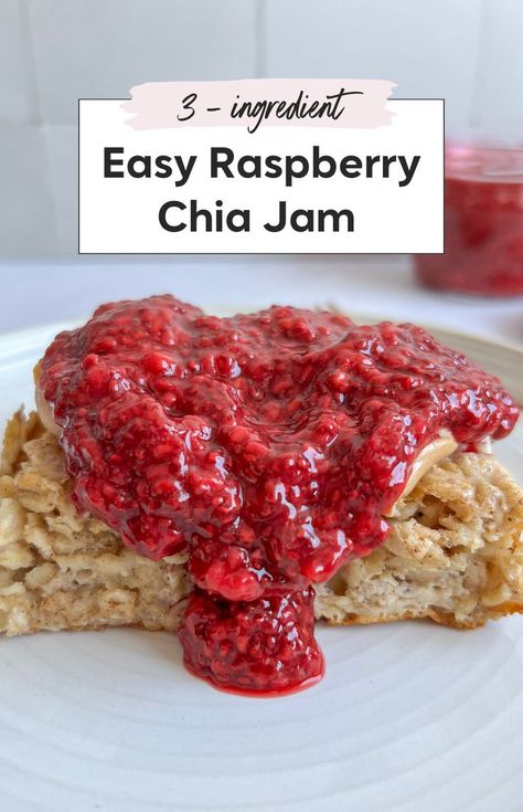 Try this raspberry chia jam recipe for a healthy, homemade spread. Using frozen raspberries and chia seeds, it's a simple chia seed jam that's easy and quick to prepare. Perfect for a natural, delicious topping on toast or yogurt! High Fiber Breakfast Ideas, Fiber Breakfast Ideas, Chia Seed Jam Recipe, Fiber Breakfast, Chia Jam Recipe, High Fiber Breakfast, Jam Toast, Eating On The Go, Chia Seed Jam