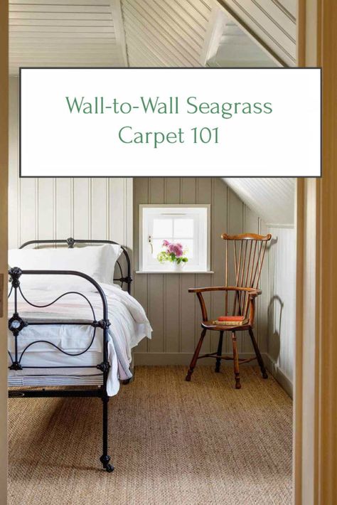 Wall-to-wall seagrass carpet 101 Seagrass Carpet, Carpet Diy, Wall To Wall Carpet, Glow Design, Sisal Carpet, Carpet Trends, Blacksmith Shop, Cheap Carpet Runners, White Carpet