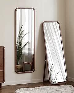 Wall Decor Layout, Large Mirror Wall, Full Length Mirror With Stand, Full Length Mirror In Bedroom, Wood Full Length Mirror, Ladies Bathroom, Arched Full Length Mirror, Freestanding Wall, Full Length Mirror Stand