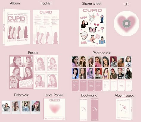 Album Covers For Kpop Dr, Cupid Album Cover, Kpop Album Cover Design Shifting, Kpop Shifting Album Cover, Album Covers Love, Kpop Dr Album Covers, Cute Album Covers, Kpop Album Template, Album Ideas Kpop