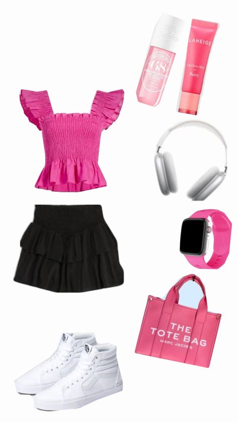 preppy fit! #preppy Simple Preppy Outfits, Preppy Teen Outfits, Cheap Preppy Clothes, Cute Outfits Girly, Clothes Shuffles, Preppy Items, Preppy Outfits Aesthetic, Preppy Must Haves, Preppy Style Outfits