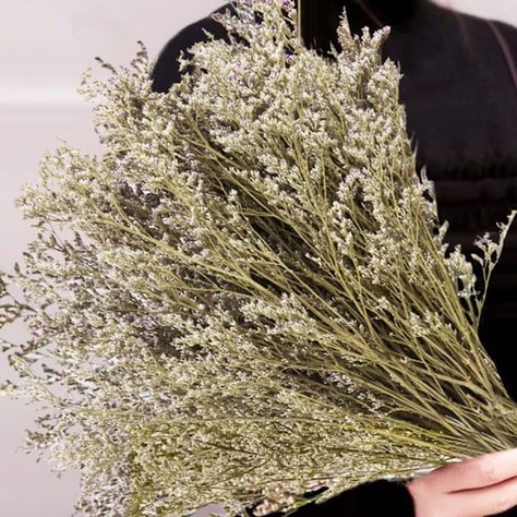 Amazon.com: Preserved Natural Limonium Bouquet, 25+ Stems Real Fresh Caspia Bellidifolium, Sea Lavender,Baby Breath Flowers,for Wedding Birthday,Home Décor,Gift for Mother,Valentine’s Day,Rustic Holiday(Original) : Home & Kitchen Limonium Bouquet, Sea Lavender, Natural Bouquet, Grass Bouquet, Bouquet Home Decor, Breath Flowers, Mother's Day Bouquet, Flowers For Wedding, Rustic Holiday Decor