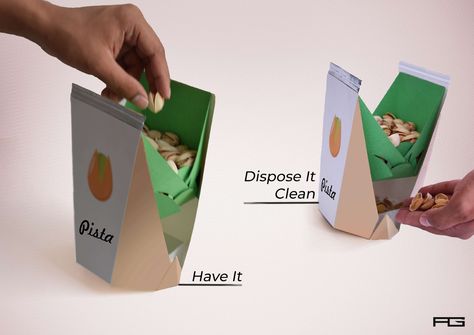 PISTA on Packaging of the World - Creative Package Design Gallery Food Containers Design, Pistachio Shells, Corrugated Packaging, Packaging Template Design, Fruit Packaging, Modern Packaging, Packaging Template, Small Business Packaging Ideas, Handmade Packaging