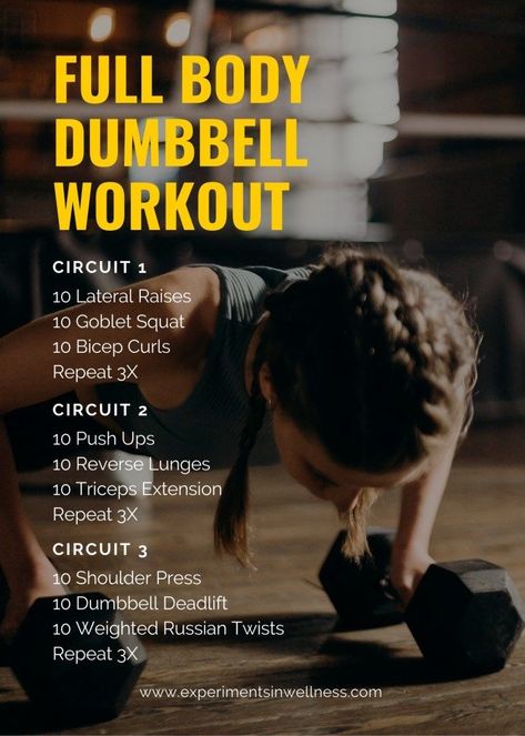 Wods Crossfit, Full Body Dumbbell, Crossfit Workouts At Home, Full Body Dumbbell Workout, Best Gym Workout, Open Gym, Dumbell Workout, Training Ideas, Workout Splits