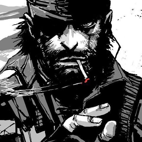 One of my favourite big boss pictures #bigboss #saladin # snakeeater #peacewalker #phantompain Big Boss Metal Gear, Yoji Shinkawa, Snake Metal Gear, Metal Gear Solid Series, 1366x768 Wallpaper, Venom Snake, Mgs V, Metal Gear Series, Hideo Kojima