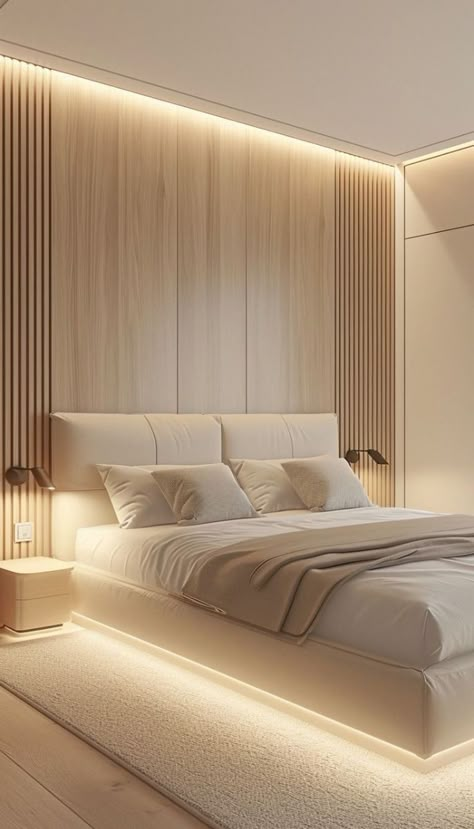 Beige Bedroom Design, Bedroom Design Modern, Modern Bedroom Ideas, Stylish Bedroom Design, Bedroom Interior Design Luxury, Interior Design Your Home, Modern Luxury Bedroom, Modern Bedroom Interior, Beige Bedroom