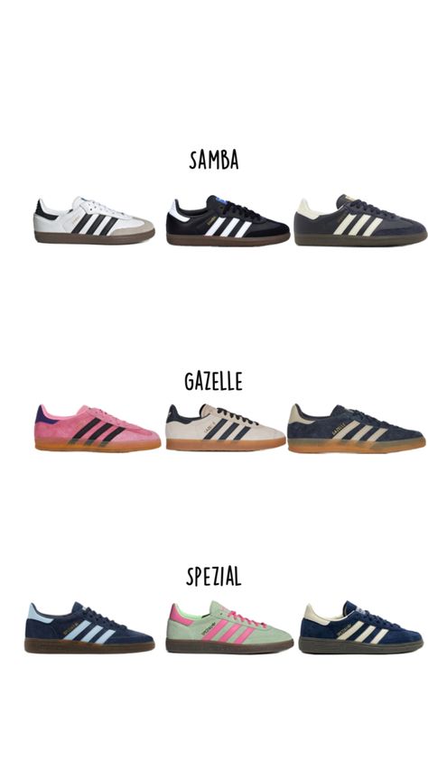 #gazelle #samba #spezial Shoes Teen, Adidas Spezial, Adidas Gazelle, Tie Knots, Adidas Samba, Cute Shoes, Adidas Shoes, Me Too Shoes, Adidas