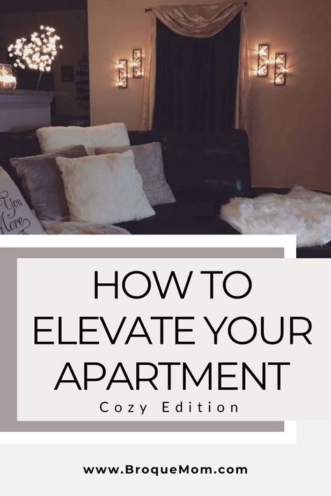 How to elevate your apartment decor Decorate New Apartment, Indoor Decorating Ideas Home, How To Make A Small Apartment Cozy, Chic Living Room Decor Small Apartments, How To Make Your Space Cozy, Decorate Townhouse Ideas, Make Apartment Cozy, Decor Ideas For Small Living Room, Grown Woman Apartment Decor