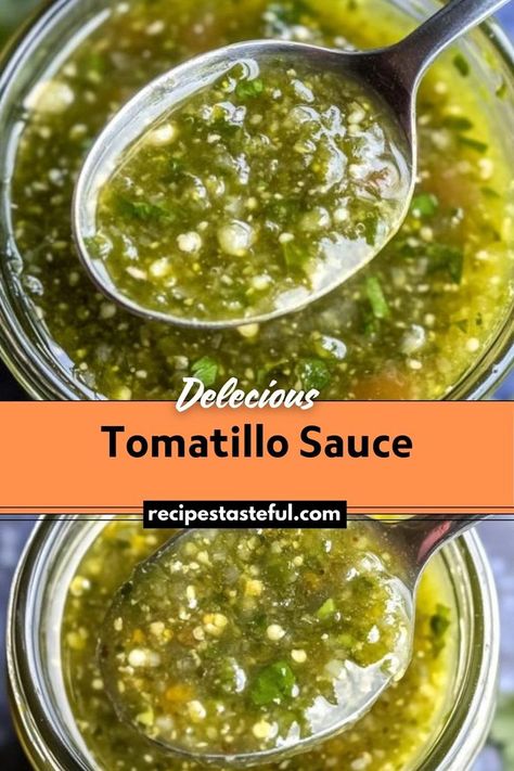 A vibrant and tangy condiment made from roasted tomatillos, fresh herbs, and spices, perfect for enhancing tacos, grilled meats, or as a flavorful dip. Tomatillo Sauce, Simple Delicious Recipes, Wholesome Meals, Grilled Meats, Food Favorites, Grilled Meat, Herbs And Spices, Made From Scratch, Family Dinners